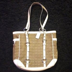 Unique vintage Coach purse.